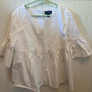 POLO RALPH LAUREN WHITE BLOUSE